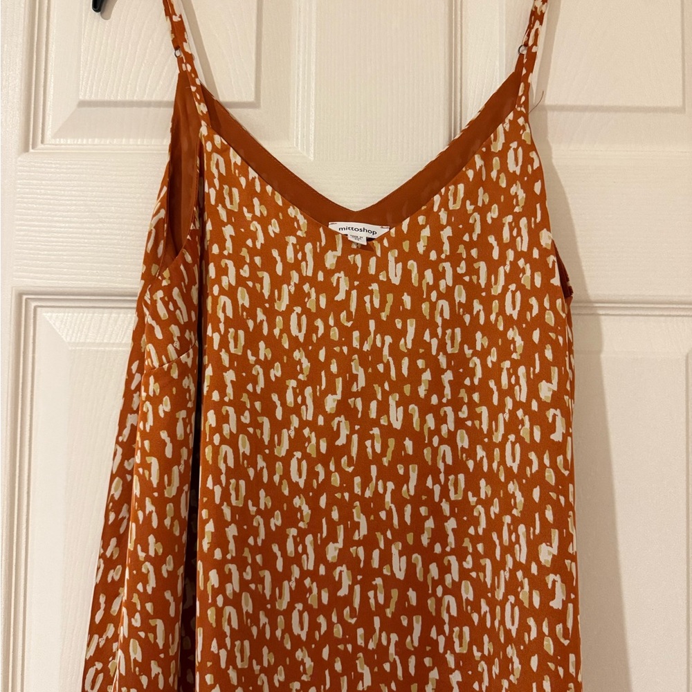 Mittoshop Rust and White Patterned Camisole